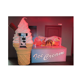 rent a soft serve ice cream serving station