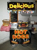 posh hot dogs mobile street vendor cart