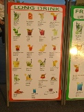cocktail selection board