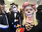 day of the dead bride office party